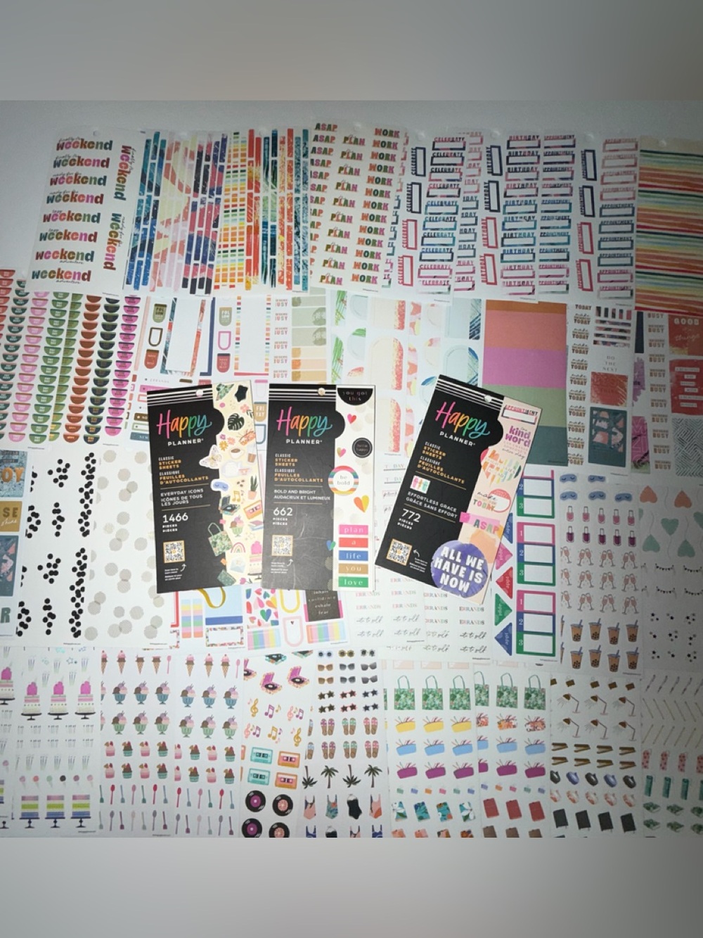 The Happy Planner stickers LOT